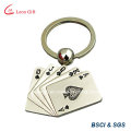 Porta-chaves com design de pôquer personalizado para promoção
